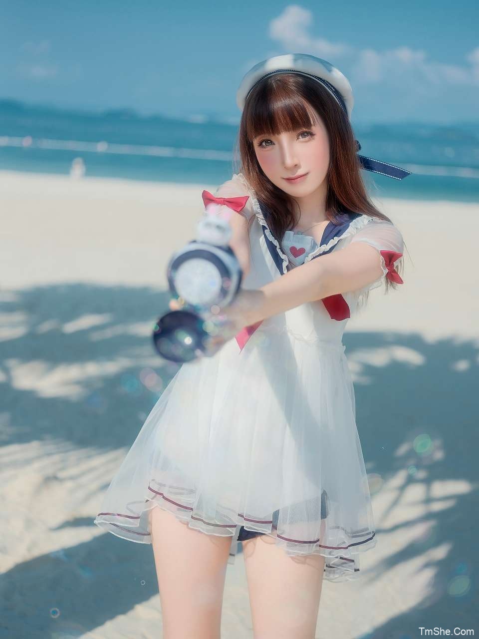 「祖木子」摄影素材 – 海军领泳装(27P/227MB)-猫萌