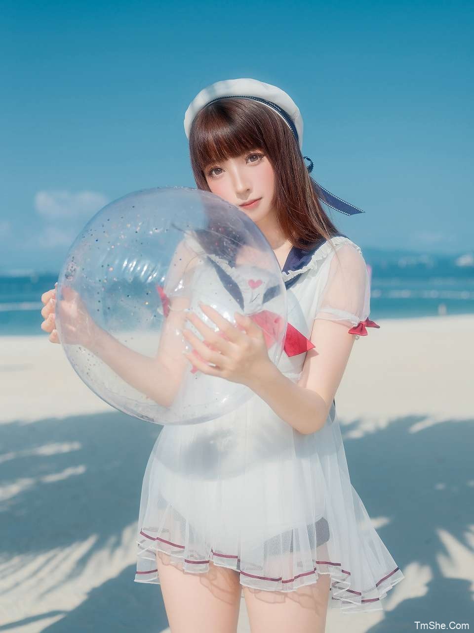 「祖木子」摄影素材 – 海军领泳装(27P/227MB)-猫萌