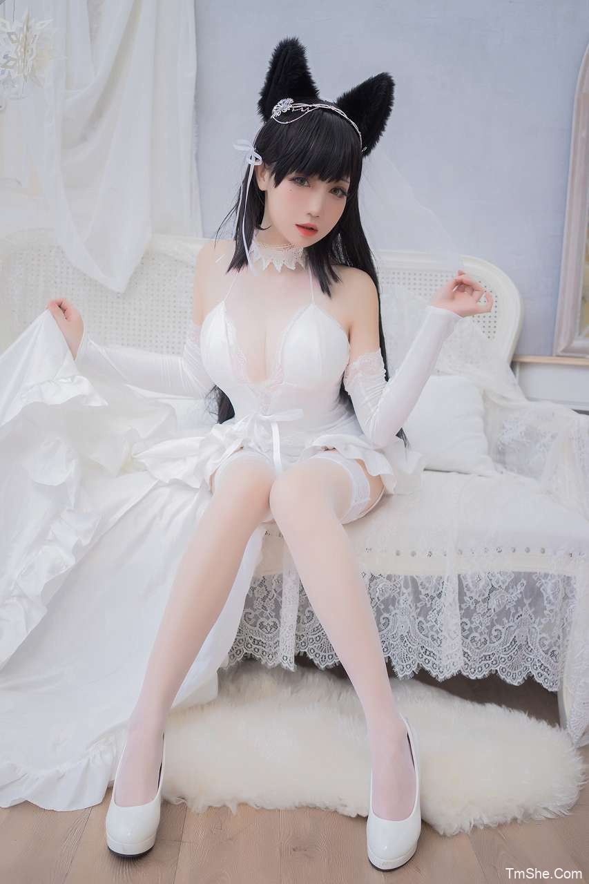 「焖焖碳」碧蓝航线 – 爱宕花嫁(20P/211MB)-猫萌