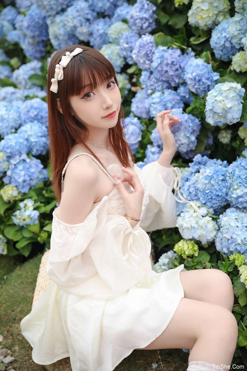 「祖木子」雷姆 + 绣球花(22P/185MB)-猫萌
