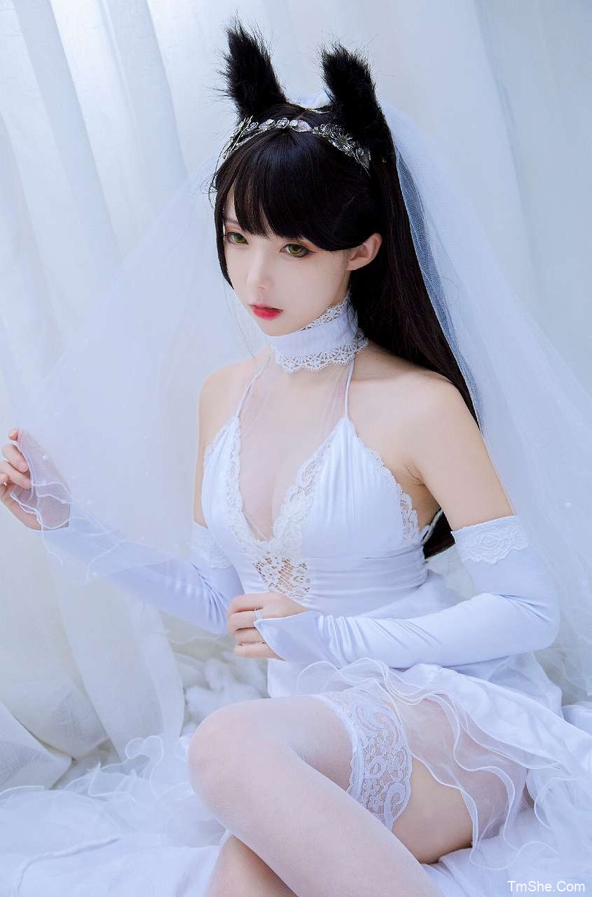 「幼蓝蓝」绘画素材 爱宕+白衬衫(17P/139MB)-猫萌