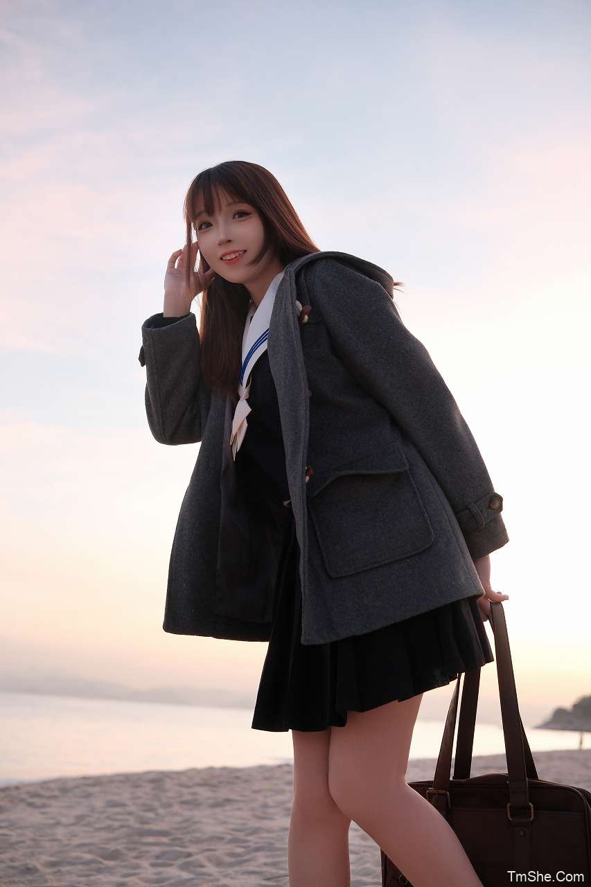 「祖木子」午饭饭 – 玫瑰海岸JK(34P/699MB)-猫萌
