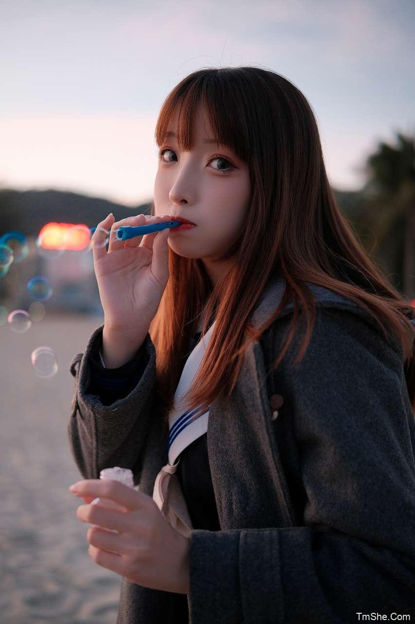 「祖木子」午饭饭 – 玫瑰海岸JK(34P/699MB)-猫萌