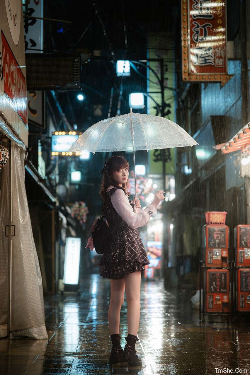 「祖木子」日本旅拍 – 通天阁雨夜(66P/1.18GB)-猫萌
