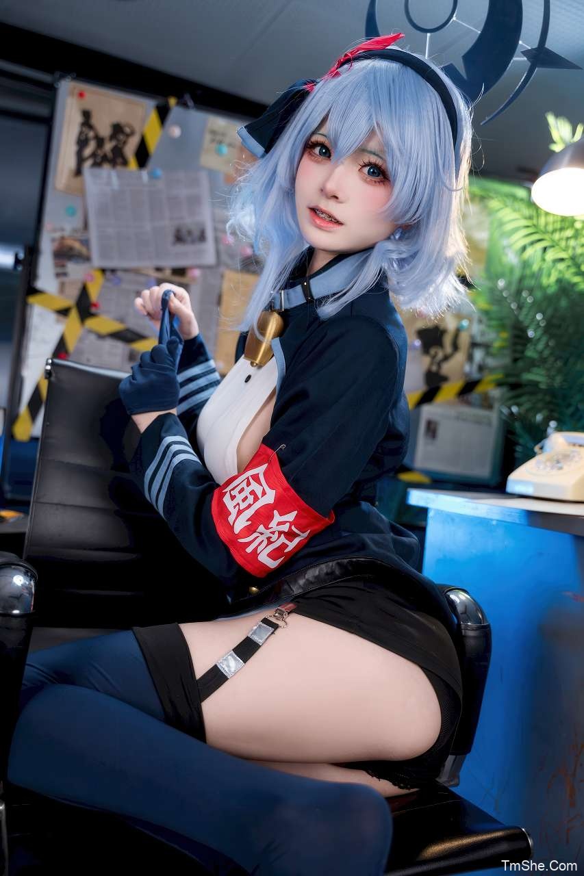 「九柒喵」蔚蓝档案 – 天雨亚子(46P/250MB)-猫萌