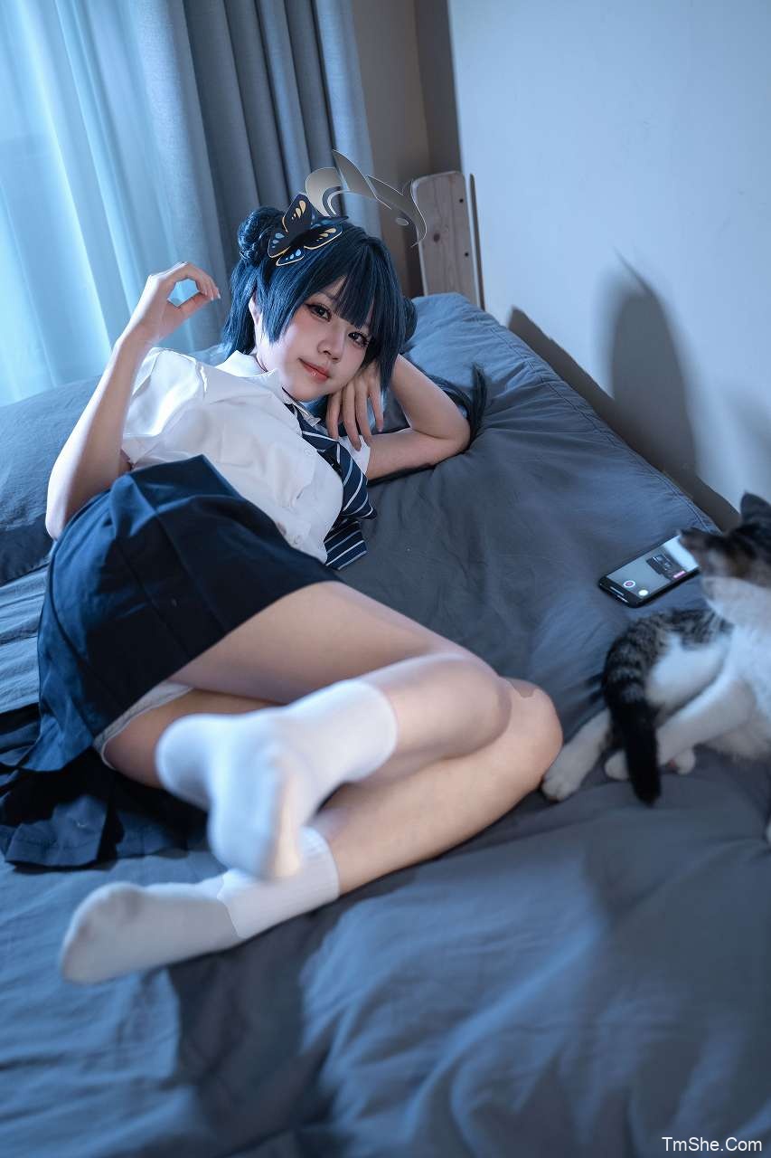 「清水凪」蔚蓝档案 – 龙华妃咲JK(52P/526MB)-猫萌