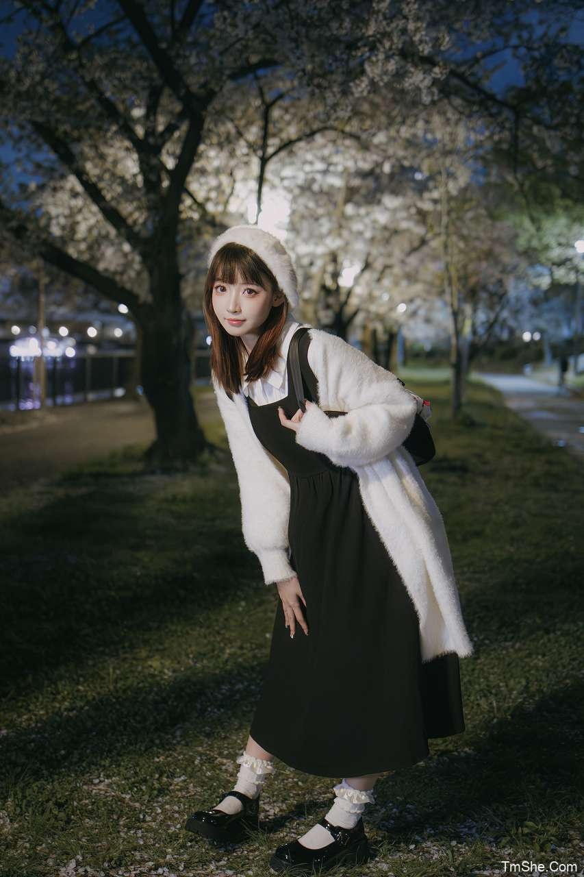 「祖木子」日本旅拍 – 大阪夜景 夜樱(33P/761MB)-猫萌