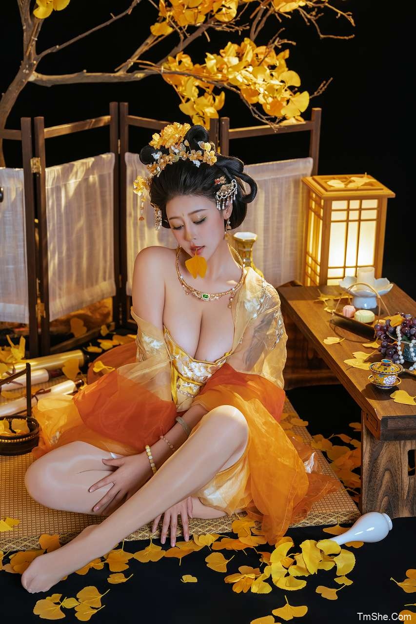 「奈汐酱nice」摄影素材 – 金笺寄月(90P/1V/2.85GB)-猫萌