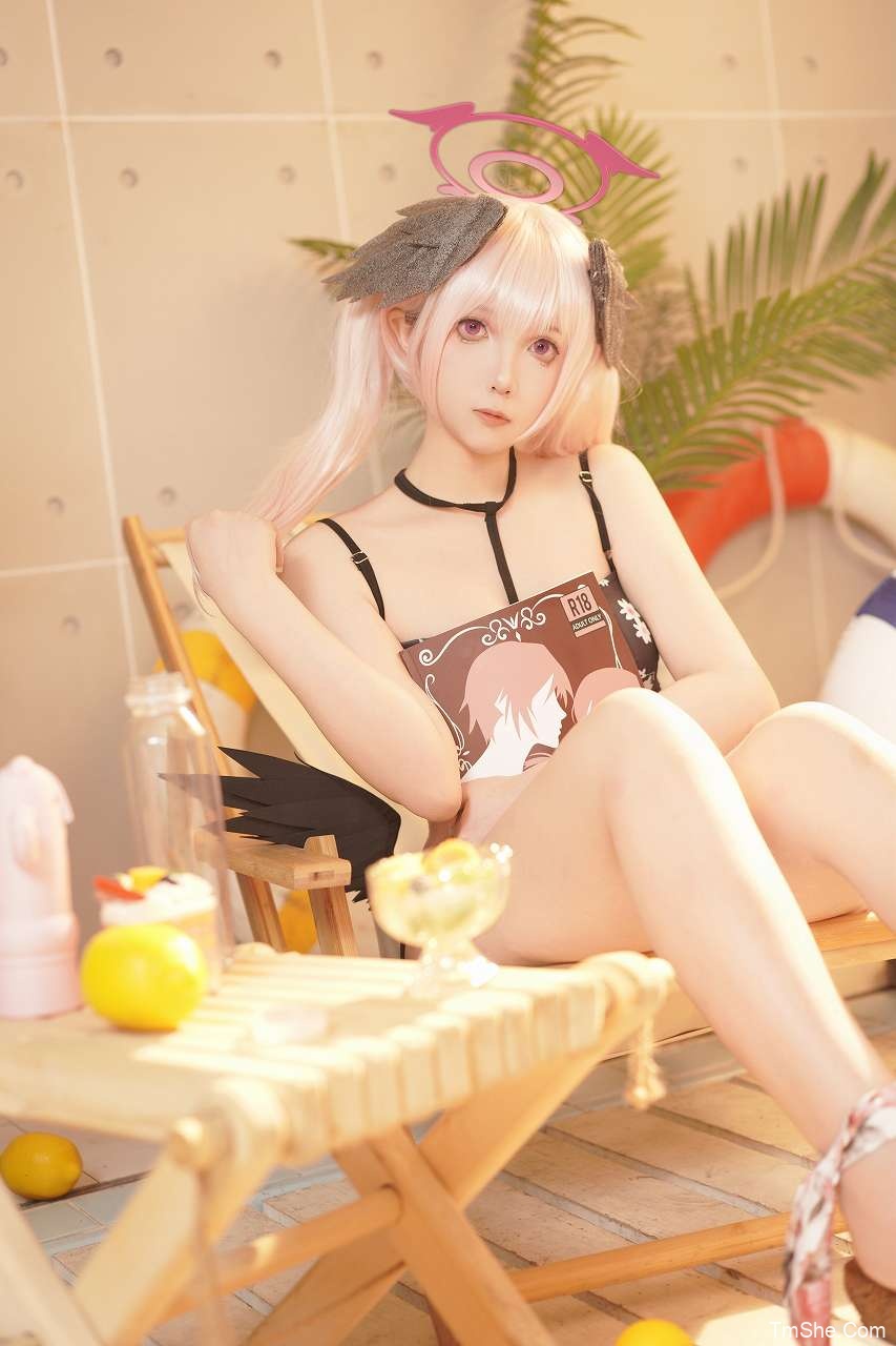 「小和甜酒」COS素材 – 蔚蓝档案 下江小春JK(91P/1.36GB)-猫萌