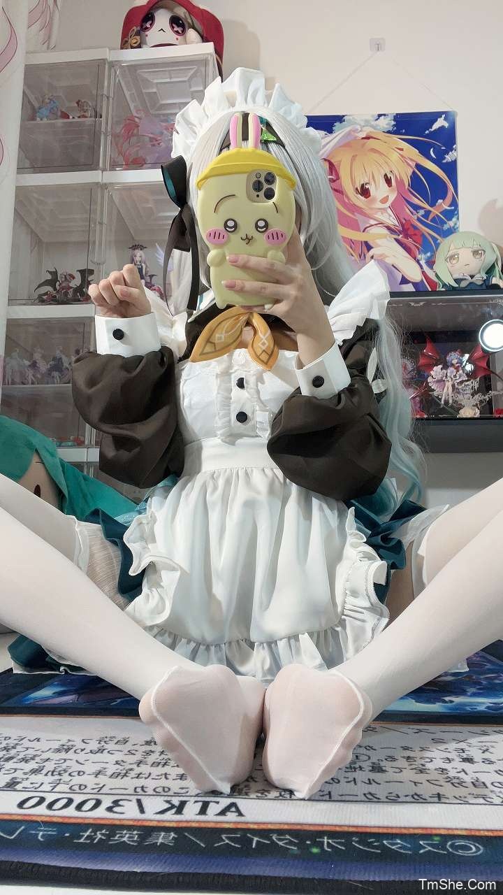 「白栎Shirly」星穹铁道 – 流萤女仆(66P/8V/1.06GB)-猫萌