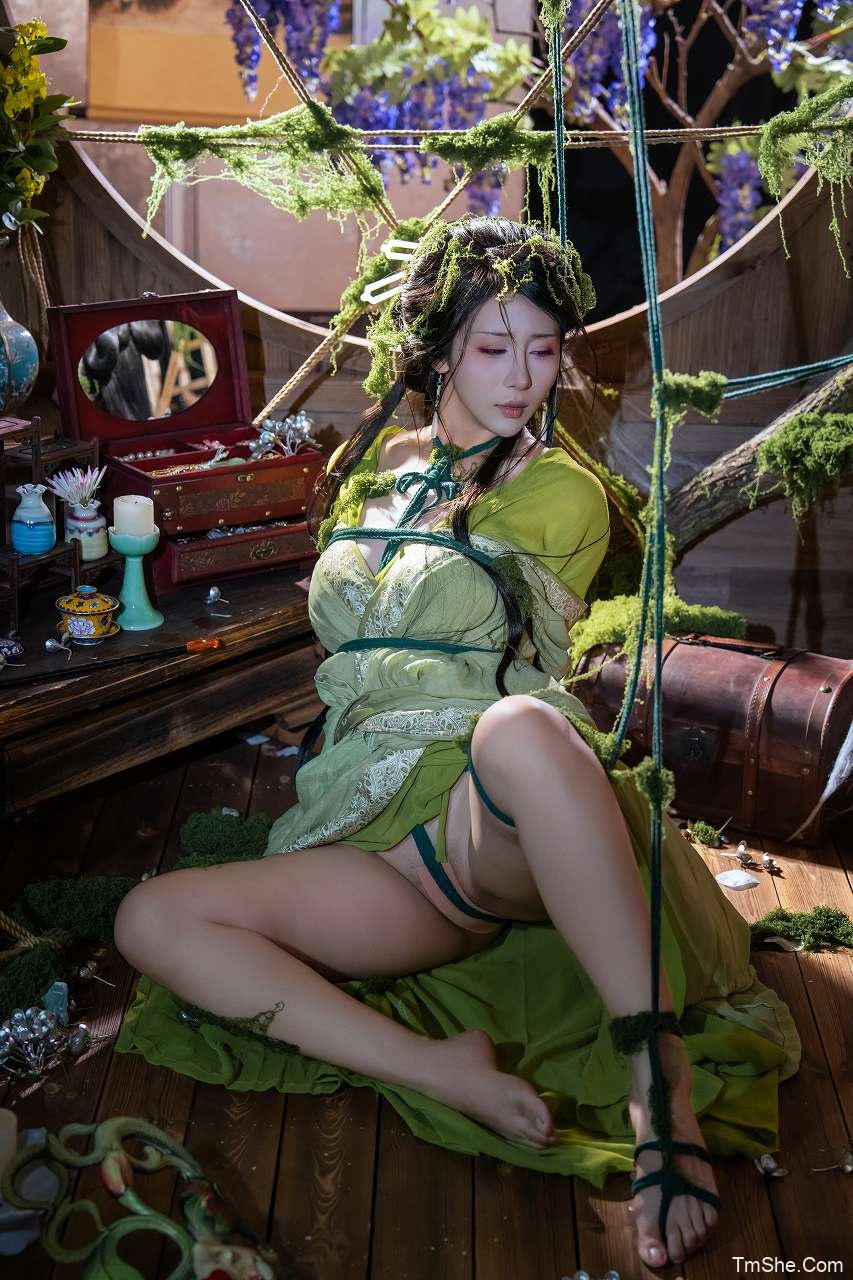 「云溪溪」奶桃 摄影作品 – 苔缚(93P/1V/3.38GB)-猫萌