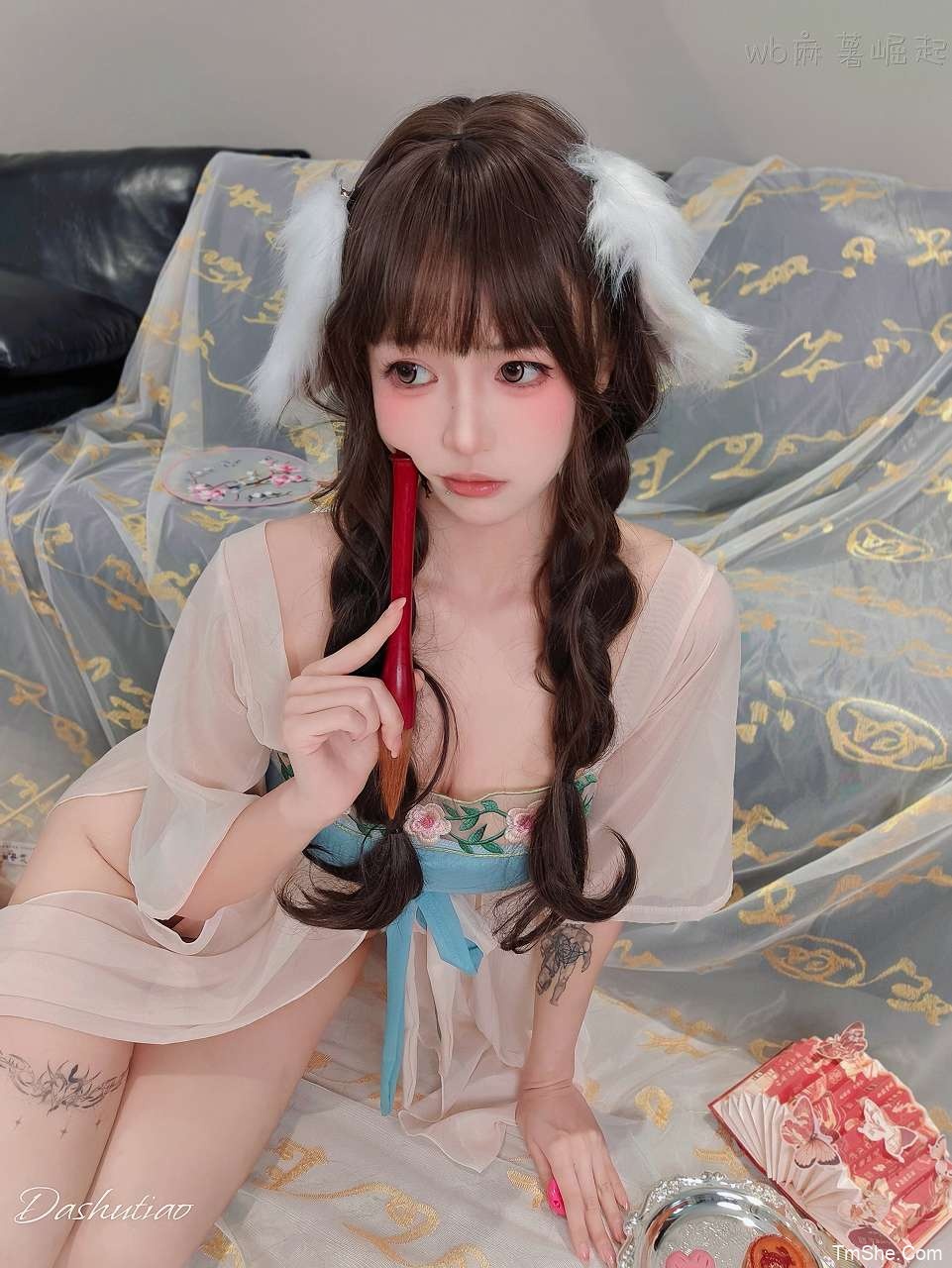 「麻薯好吃」绘画素材 – 中秋小兔(60P/496MB)-猫萌