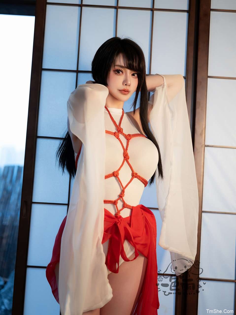 「一色雨」摄影素材 – 巫女(30P/400MB)-猫萌