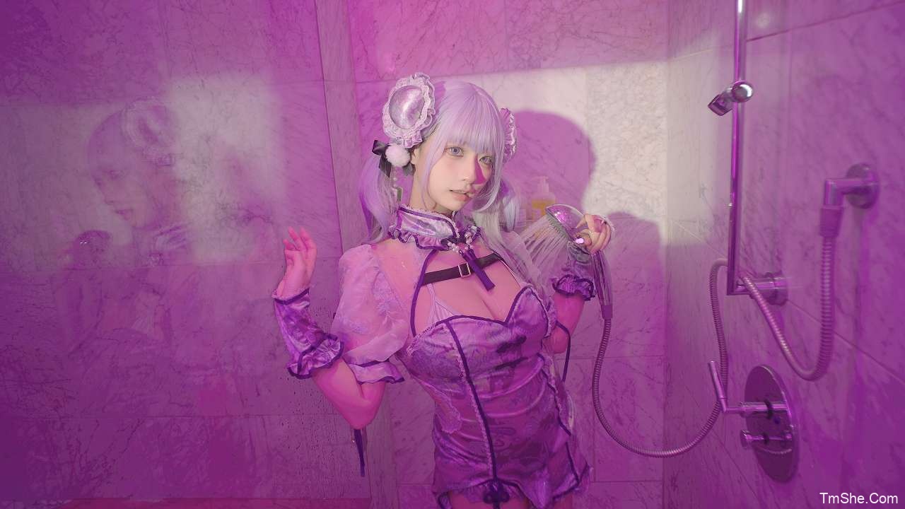 (Wendydydydy’s)酱油 – EP44 Idol Mahjong Shojo Messy Slimed in Shiny Cheongsam (Qipao)(259P/1V/5.37GB)-猫萌