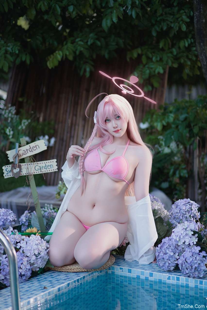 「C8猫」绘画素材 – 花子泳装(49P/560MB)-猫萌
