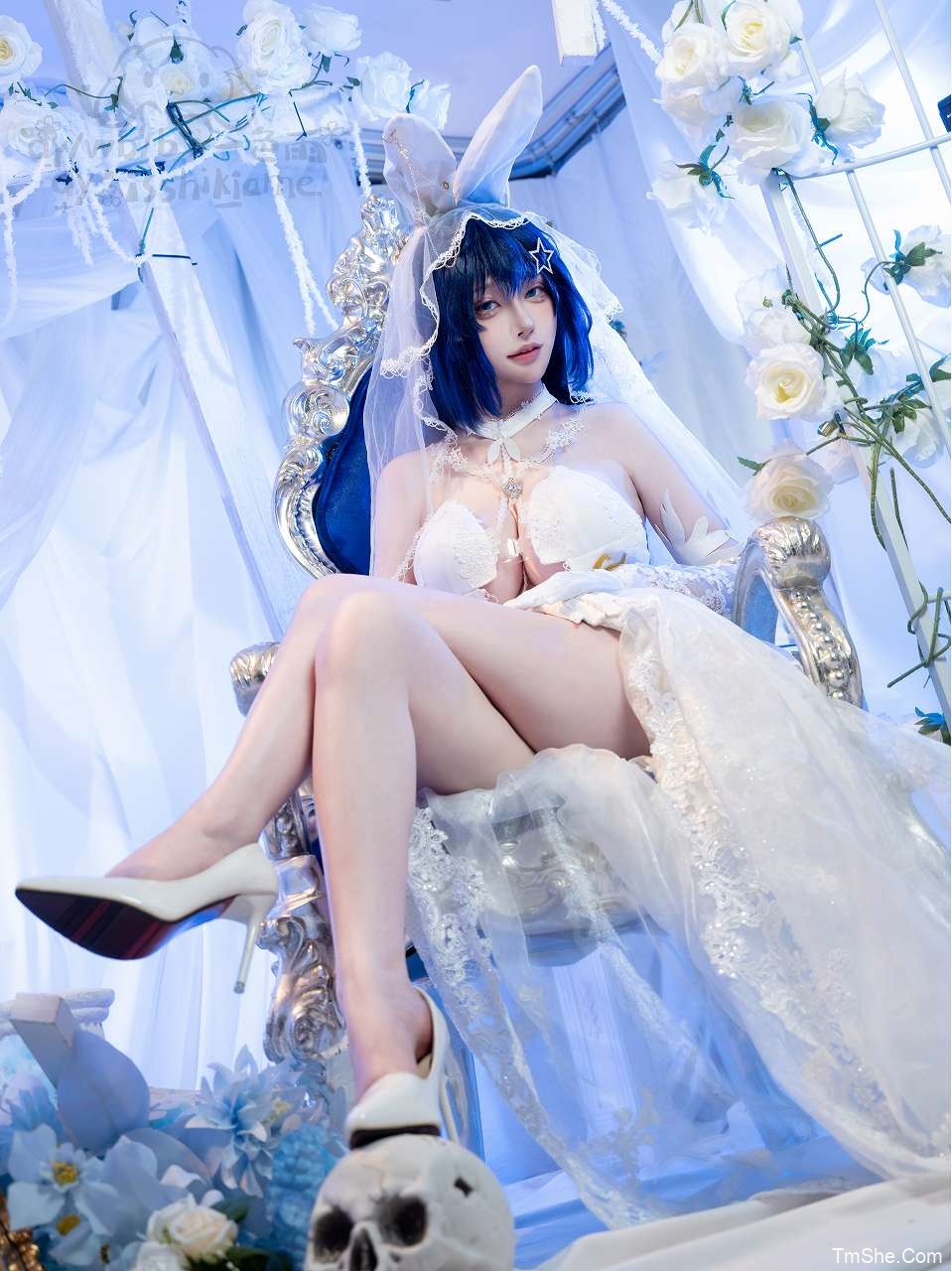 「一色雨」新泽西 – 月下起舞&白雪之仪(40P/2V/2.20GB)-猫萌