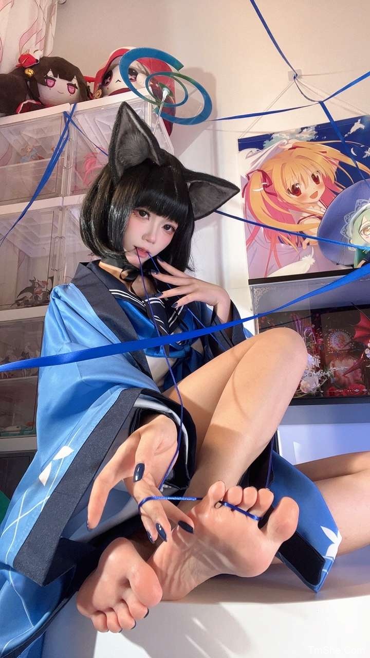 「白栎Shirly」绘画参考 –桐生桔梗2(44P/8V/1.75GB)-猫萌
