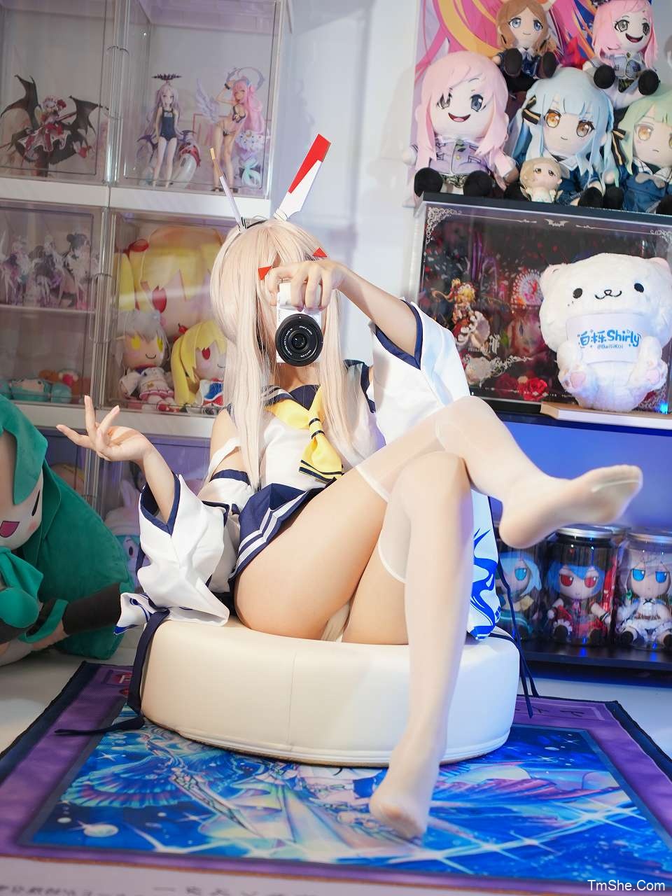 「白栎Shirly」绘画参考 – 绫波(128P/26V/6.05GB)-猫萌