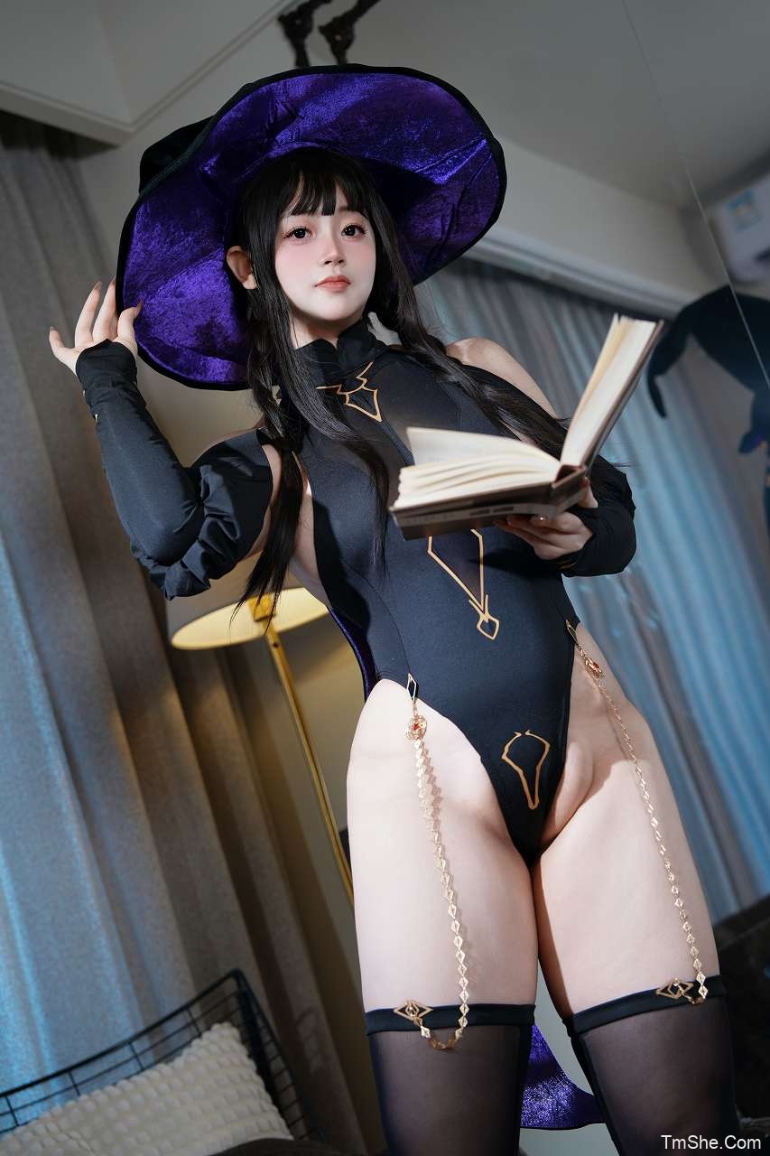 毛毛喵(毛毛帽) 绘画参考 – 魔女之夜(105P/2V/1.89GB)-猫萌