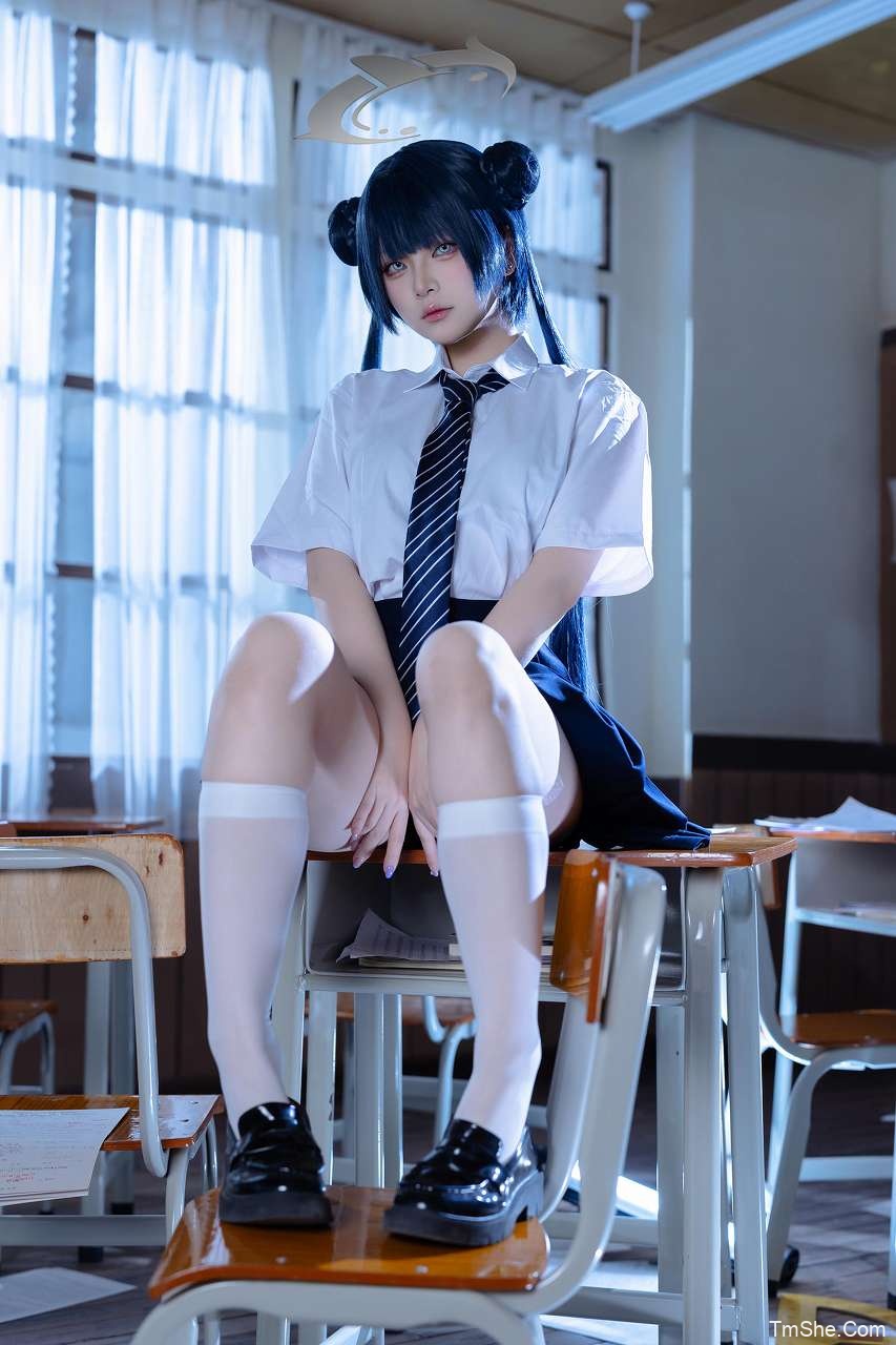 「屿鱼」蔚蓝档案 – 妃咲JK(61P/797MB)-猫萌