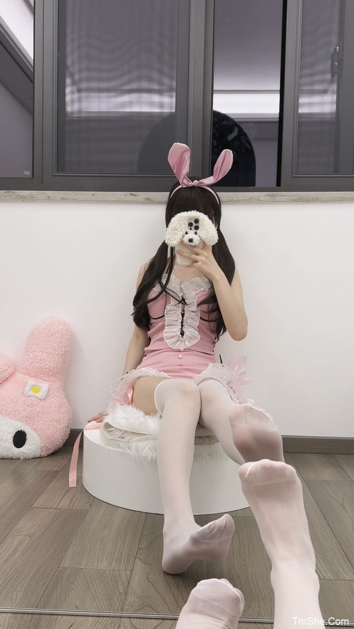 「私人定制」抖音素人 语音彩蛋 – 粉嫩小兔叽(1V/465MB)-猫萌