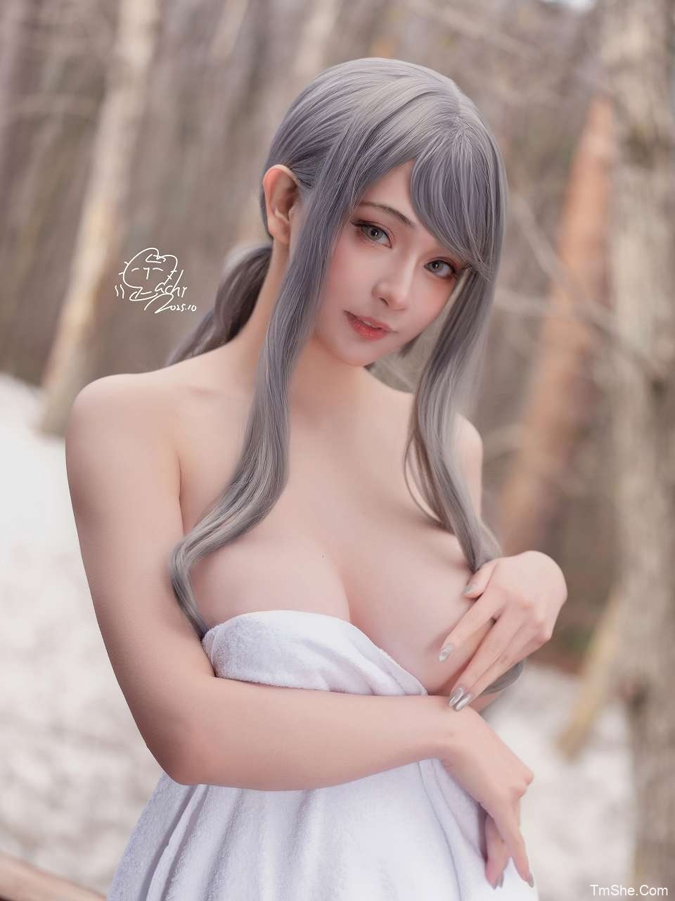 「Machi馬吉」MachixKomachi Onsen(30P/322MB)-猫萌