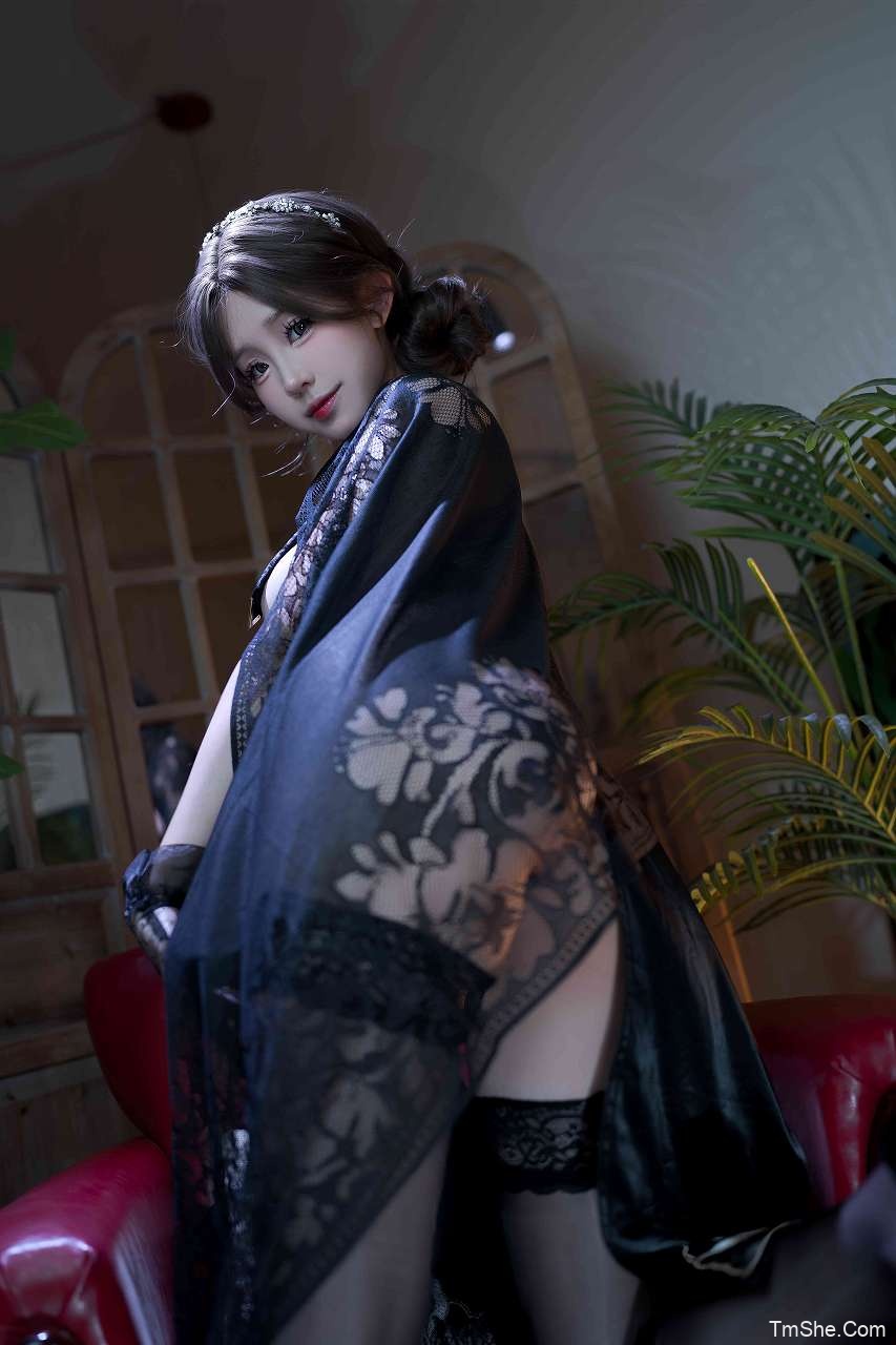 「miko酱」COS素材 – 夜莲旗袍(33P/2.62GB)-猫萌