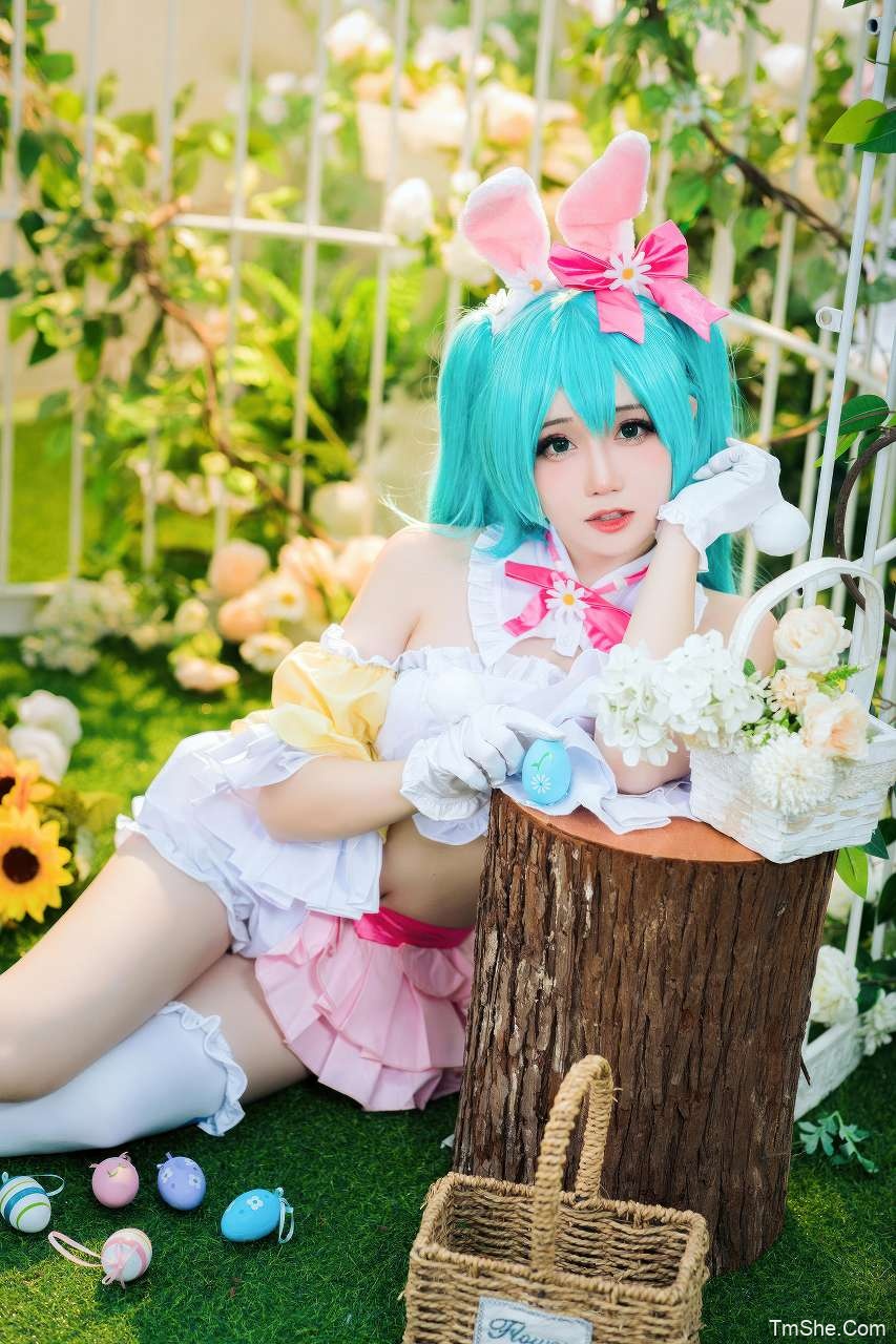 「焖焖碳」初音未来 – 复活节兔子(22P/162MB)-猫萌
