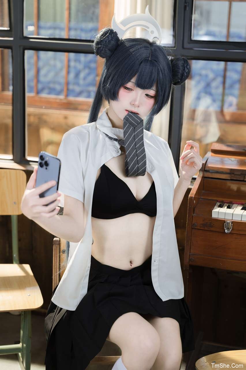 「九柒喵」绘画素材参考 – 妃咲JK(61P/563MB)-猫萌
