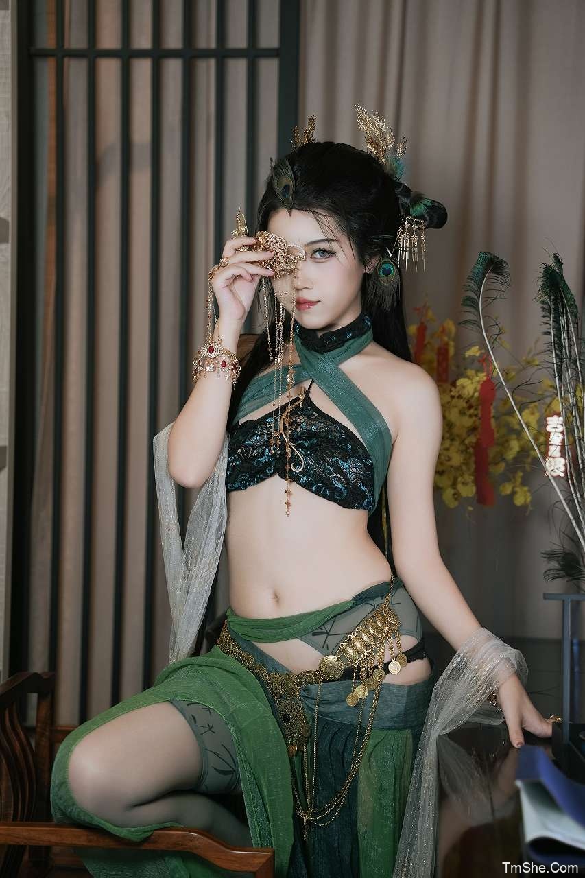 「不呆猫」绘画参考 – 古风孔雀公主(101P/2V/3.70GB)-猫萌