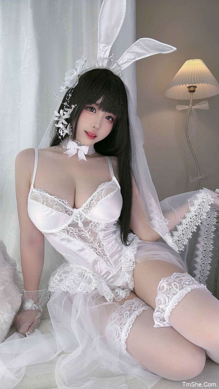 「miko酱」绘画参考 – 花嫁兔兔(16P/380MB)-猫萌