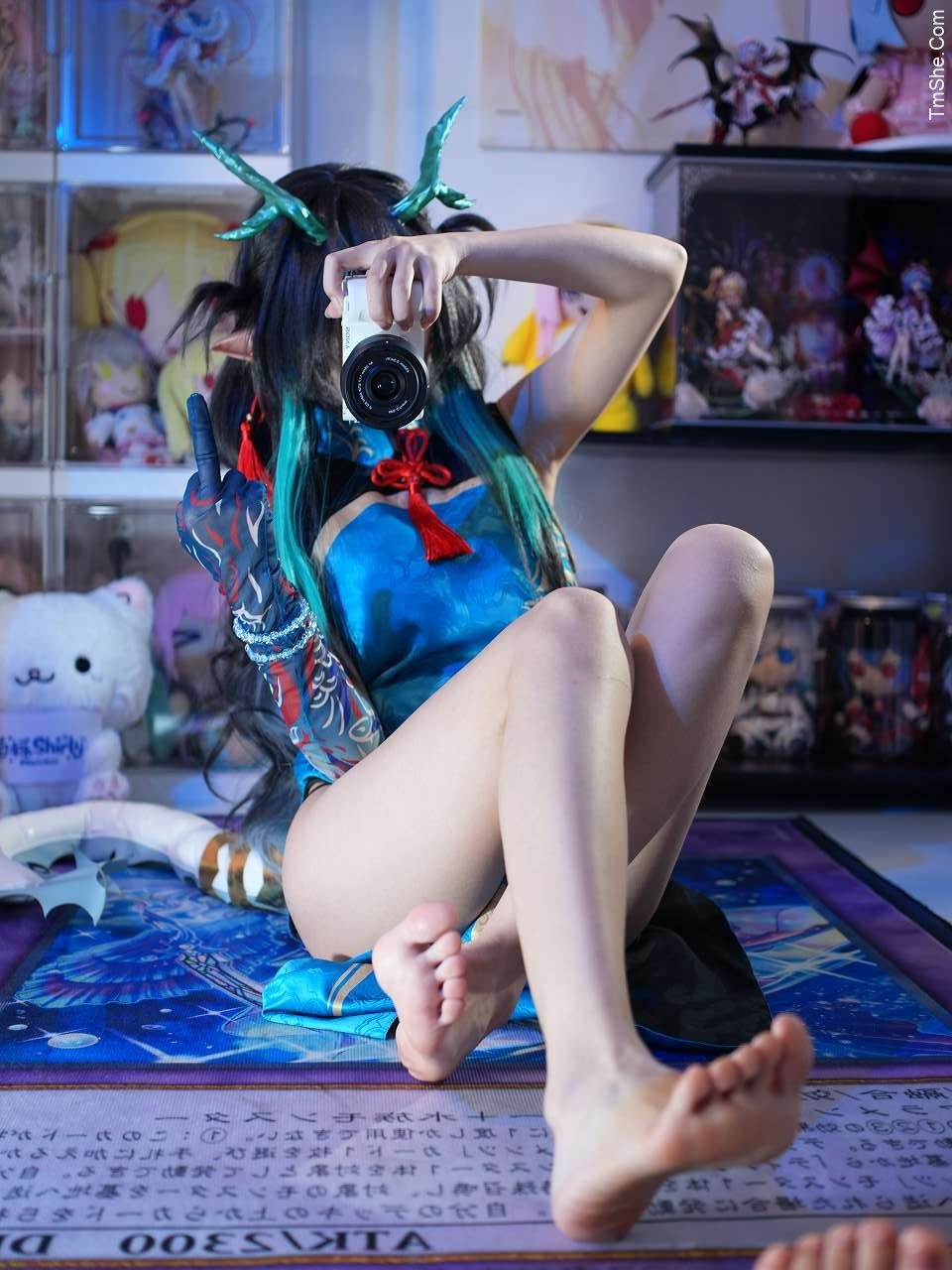 「白栎Shirly」绘画参考 – 夕染尘烟(130P/26V/6.52GB)-猫萌