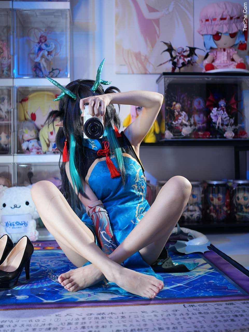 「白栎Shirly」绘画参考 – 夕染尘烟(130P/26V/6.52GB)-猫萌