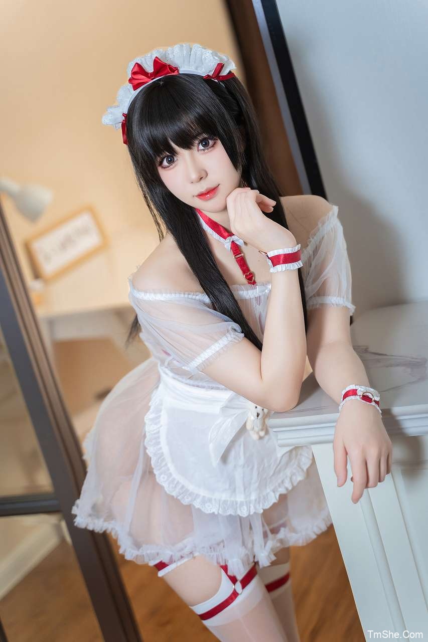 涩氨酸(虎森森)绘画素材 – 熊熊女仆(50P/412MB)-猫萌