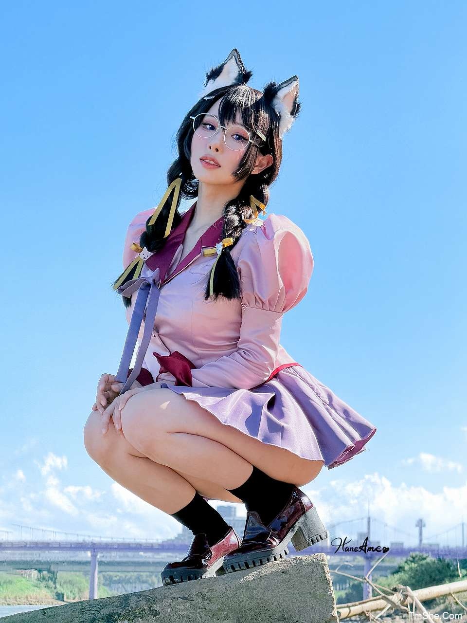 「雨波_HaneAme」?Bakemonogatari HaneKawa Tsubasa(44P/253MB)-猫萌