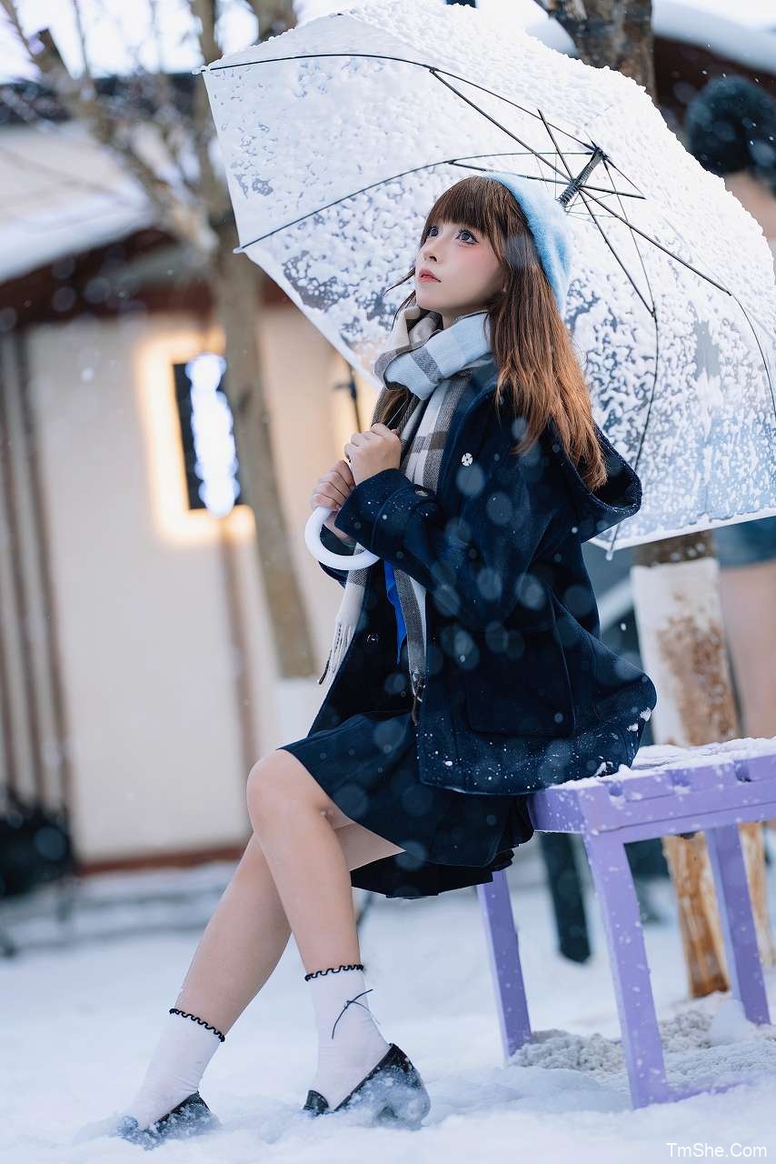 「祖木子」摄影素材 – 深圳雪景JK(25P/460MB)-猫萌