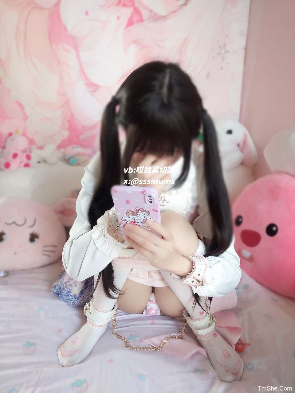 「哎我黑切訥」绘画素材 – 束腳粉嫩 lolita(89P/9V/1.71GB)-猫萌