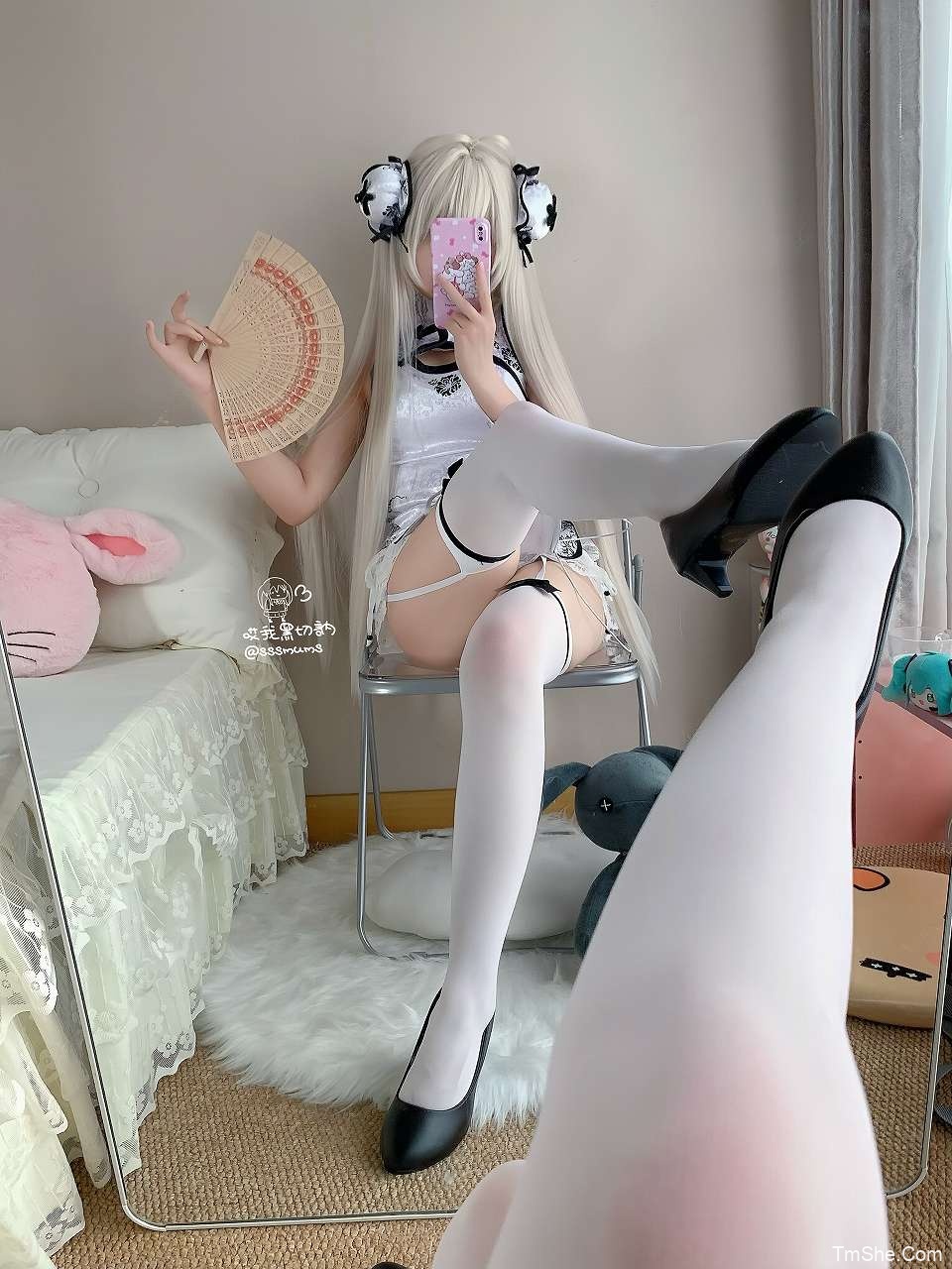 「哎我黑切訥」绘画素材 – 穹妹 短旗袍(49P/1V/2.10GB)-猫萌