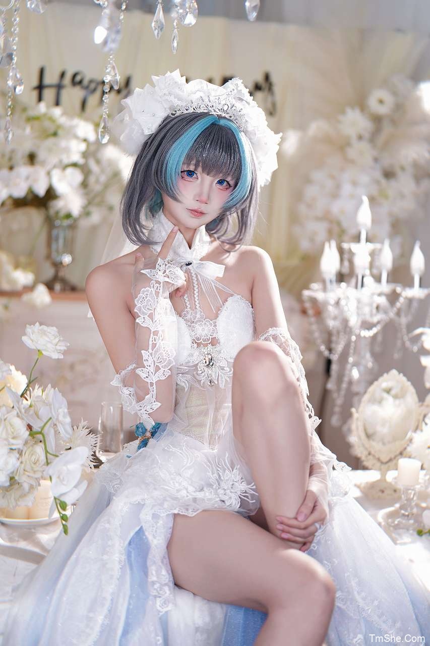 「五更百鬼」绘画素材 – 柴郡花嫁(15P/150MB)-猫萌