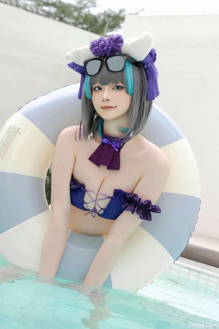 「屿鱼」碧蓝航线 – 柴郡 泳装(29P/235MB)-猫萌