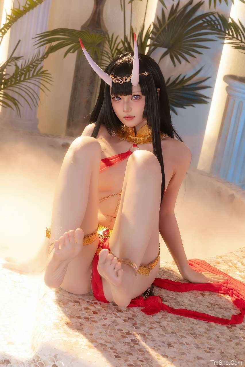 「屿鱼」碧蓝航线 – 能代 赤纱浴影(80P/472MB)-猫萌