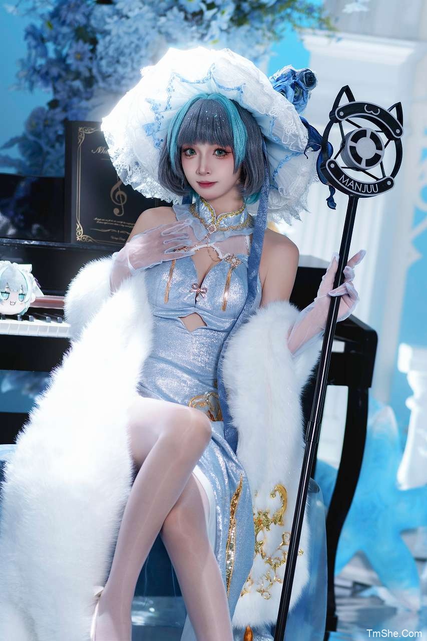 「祖木子」摄影素材 – 柴郡旗袍(25P/366MB)-猫萌