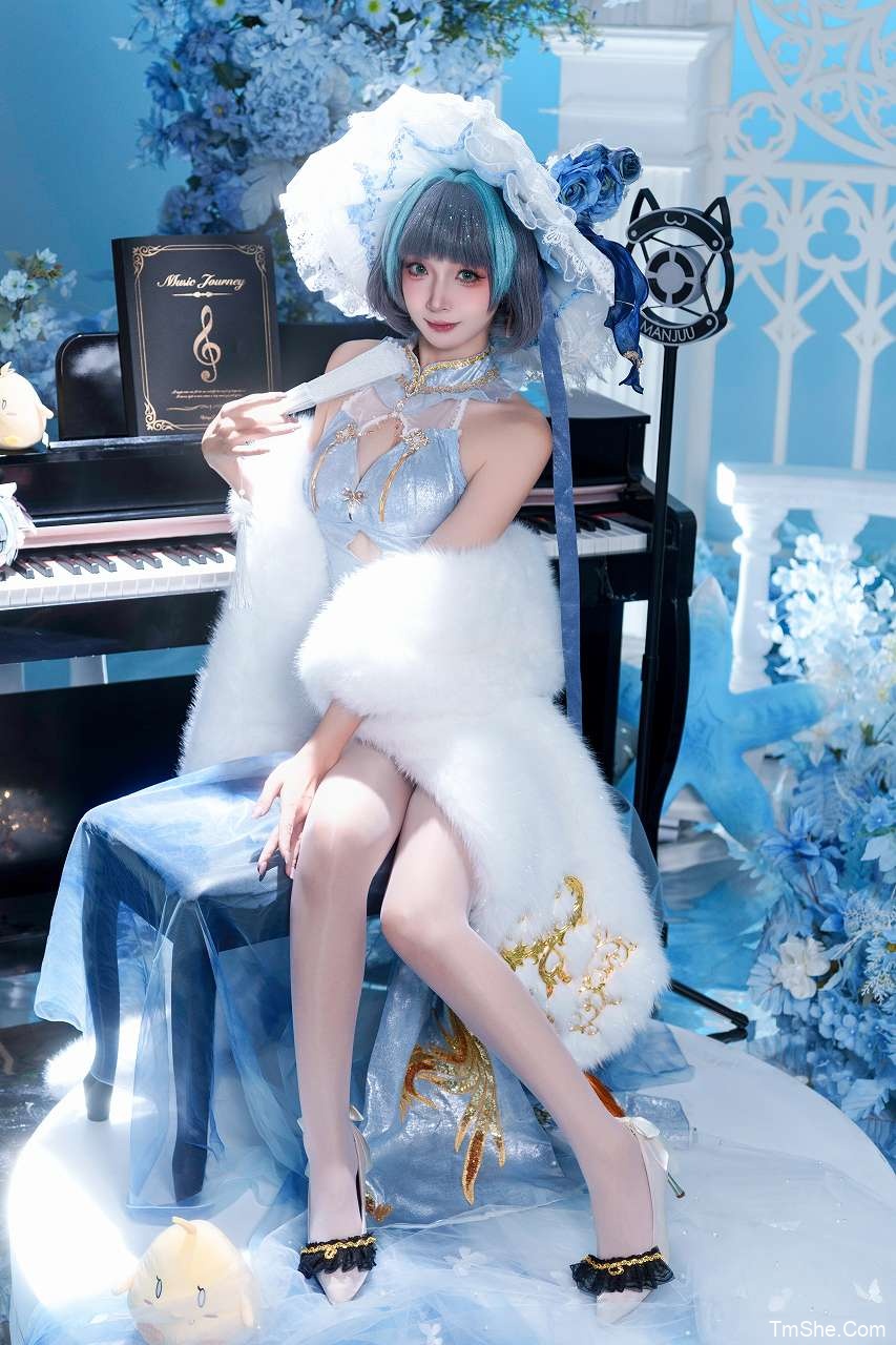 「祖木子」摄影素材 – 柴郡旗袍(25P/366MB)-猫萌