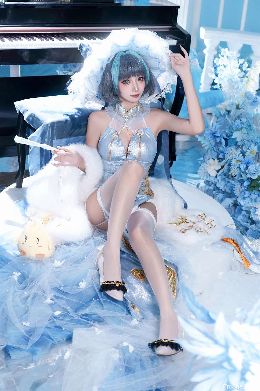 「祖木子」摄影素材 – 柴郡旗袍(25P/366MB)-猫萌