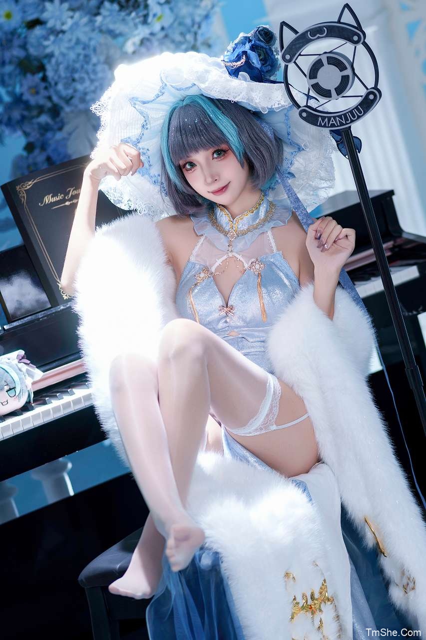 「祖木子」摄影素材 – 柴郡旗袍(25P/366MB)-猫萌