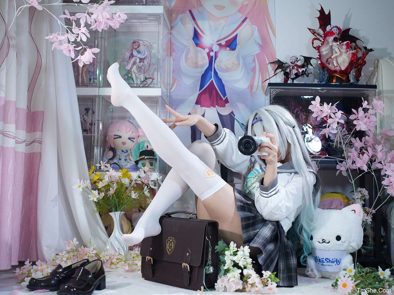 「白栎Shirly」绘画参考 – 流萤春日手信(130P/25V/7.23GB)-猫萌