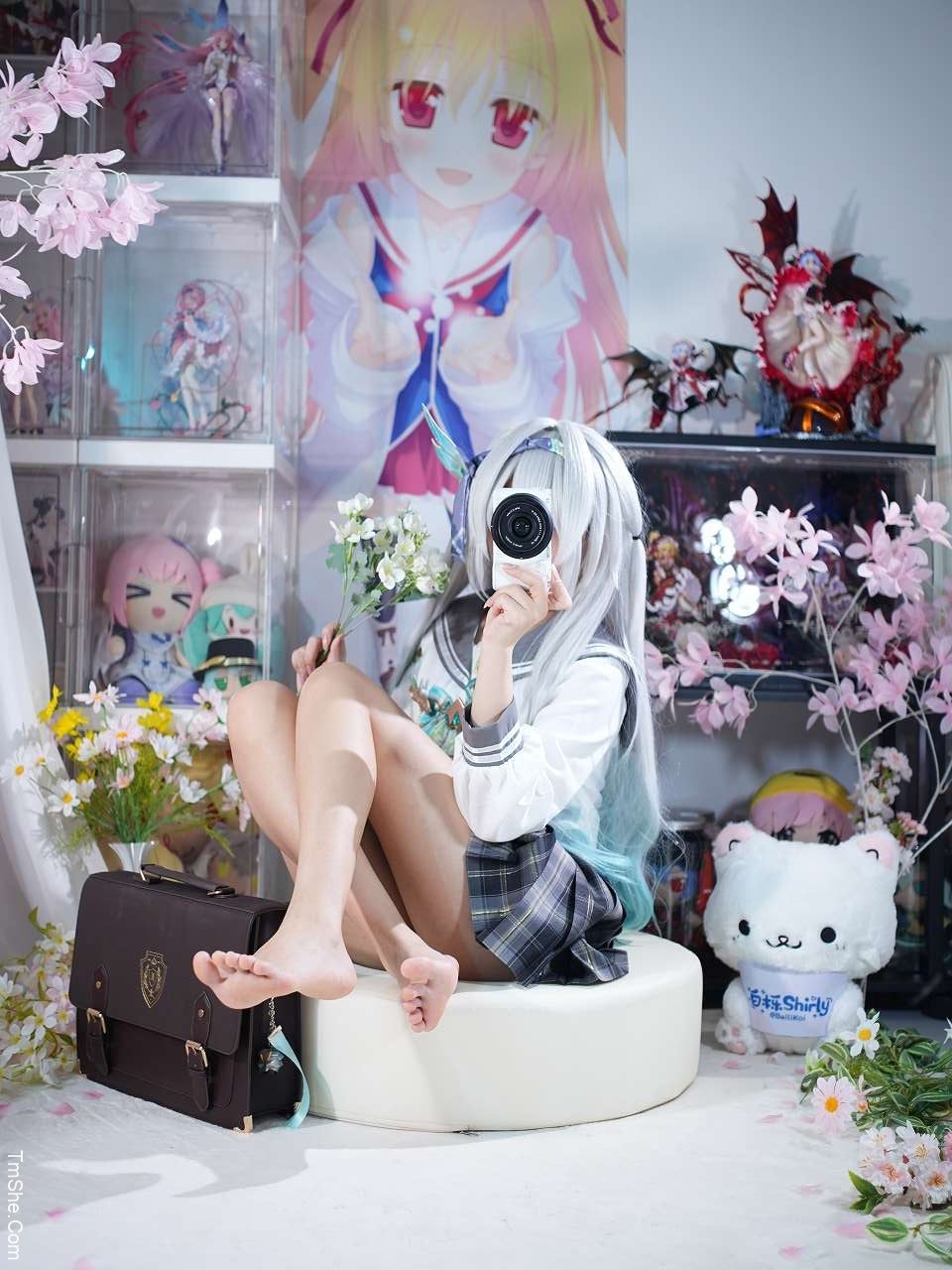 「白栎Shirly」绘画参考 – 流萤春日手信(130P/25V/7.23GB)-猫萌