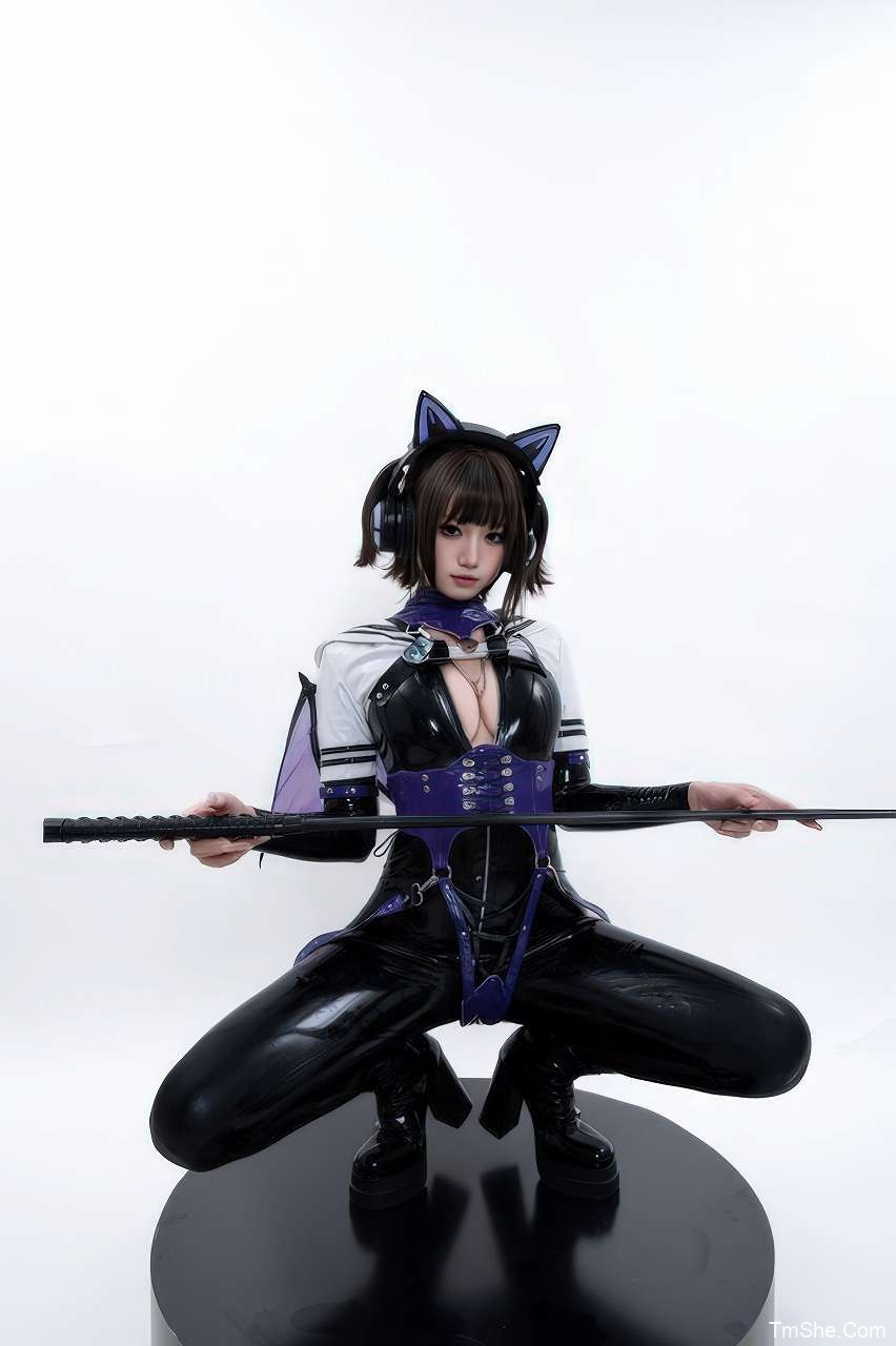 「柒柒要乖哦」绘画素材 – 白棚胶衣(78P/231MB)-猫萌