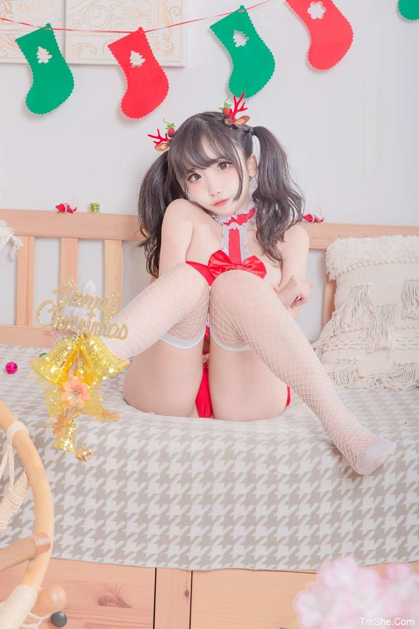 「筱田甜」视图 – 圣诞福福(40P/456MB)-猫萌