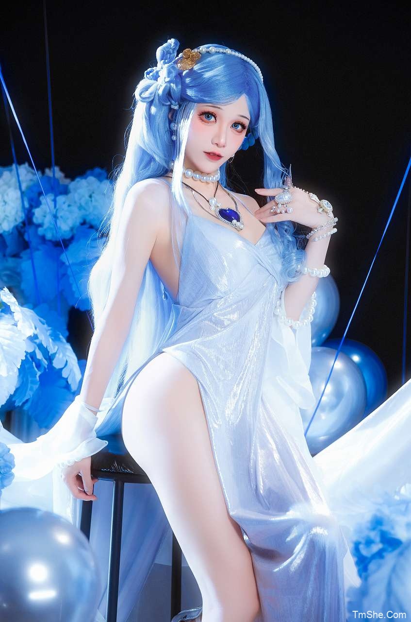 「Tomoyo酱」绘画素材 – 碧蓝航线 香槟礼服(24P/157MB)-猫萌